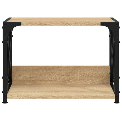 Printer Stand 2-Tier Sonoma Oak 17.3"x10.2"x12.4" Engineered Wood