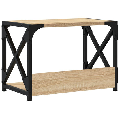 Printer Stand 2-Tier Sonoma Oak 17.3"x10.2"x12.4" Engineered Wood