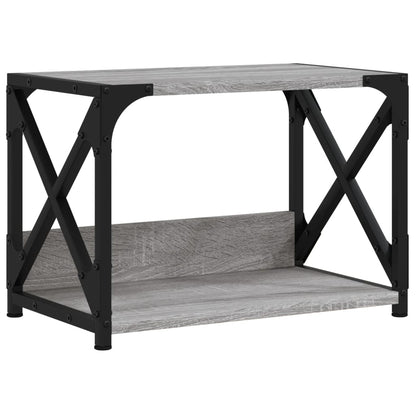 Printer Stand 2-Tier Gray Sonoma 17.3"x10.2"x12.4" Engineered Wood