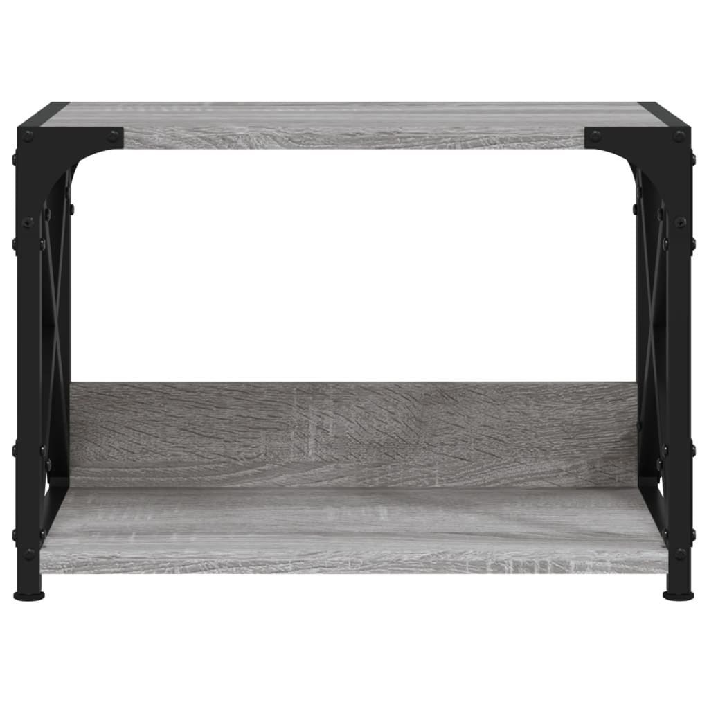 Printer Stand 2-Tier Gray Sonoma 17.3"x10.2"x12.4" Engineered Wood