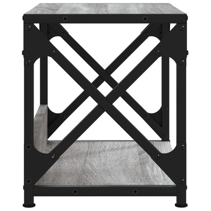 Printer Stand 2-Tier Gray Sonoma 17.3"x10.2"x12.4" Engineered Wood