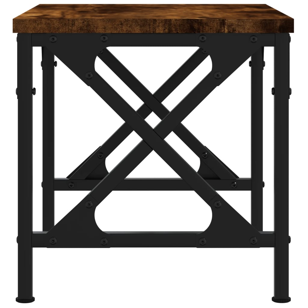Printer Stand Smoked Oak 15.7"x11.8"x12.2" Engineered Wood