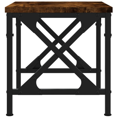 Printer Stand Smoked Oak 15.7"x11.8"x12.2" Engineered Wood