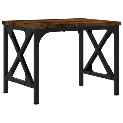Printer Stand Smoked Oak 15.7"x11.8"x12.2" Engineered Wood
