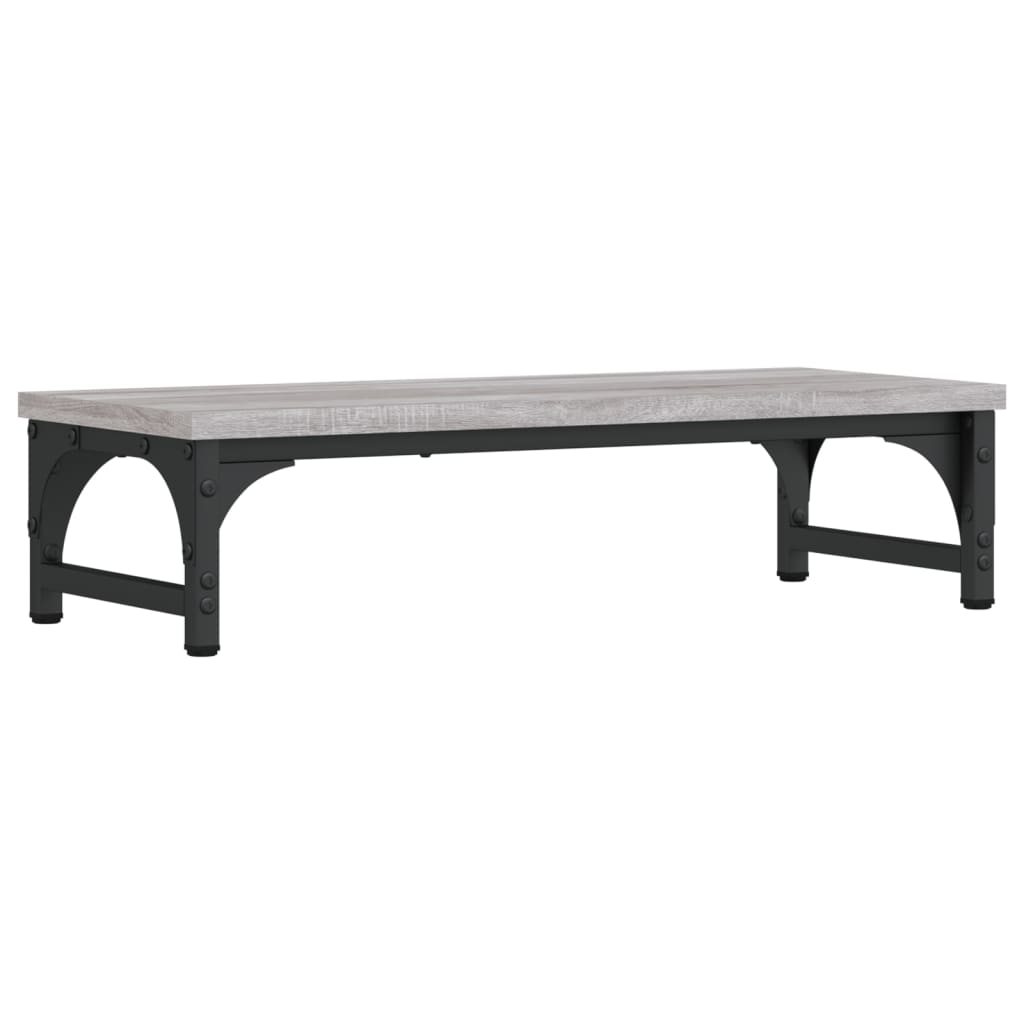 Monitor Stand Grey Sonoma 21.7x9.1x5.5" Engineered Wood