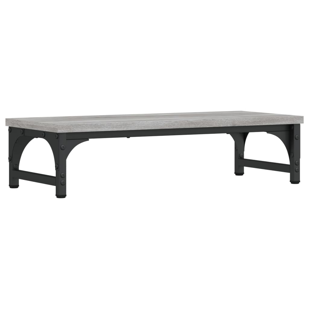 Monitor Stand Grey Sonoma 21.7x9.1x5.5" Engineered Wood
