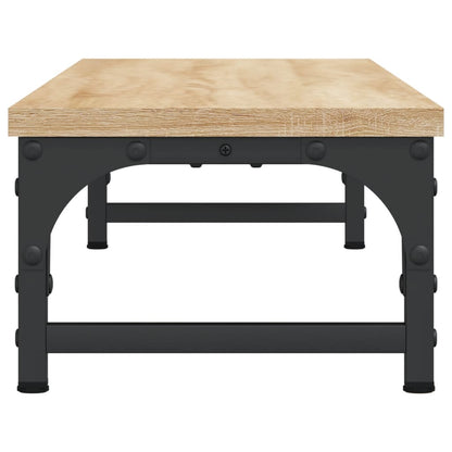 Monitor Stand Sonoma Oak 33.5"x9.1"x6.1" Engineered Wood