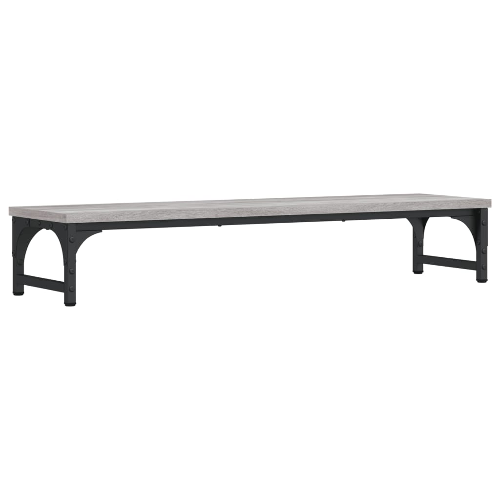 Monitor Stand Gray Sonoma 33.5"x9.1"x6.1" Engineered Wood