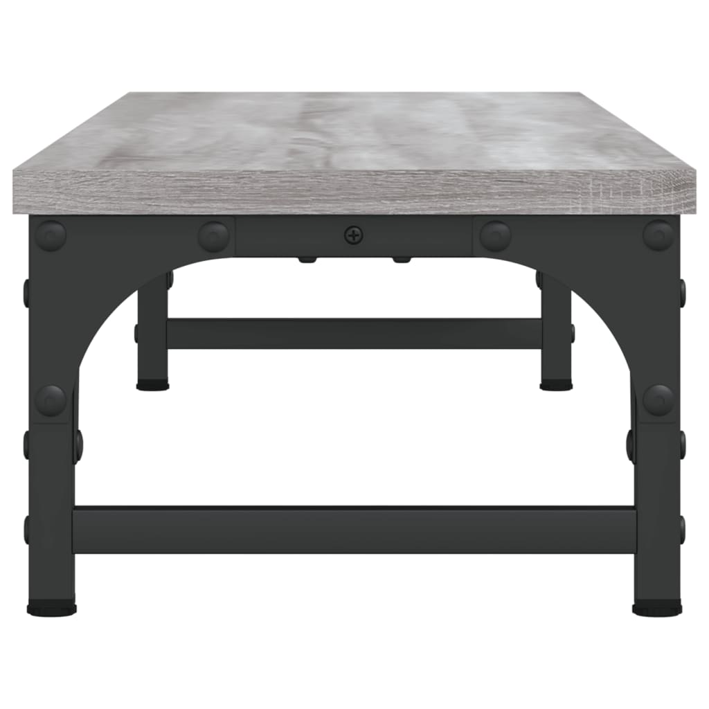 Monitor Stand Gray Sonoma 33.5"x9.1"x6.1" Engineered Wood