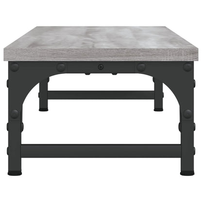 Monitor Stand Gray Sonoma 33.5"x9.1"x6.1" Engineered Wood