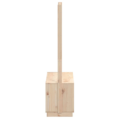Clothes Rack Natural Pine Solid pine wood (untreated) Compact