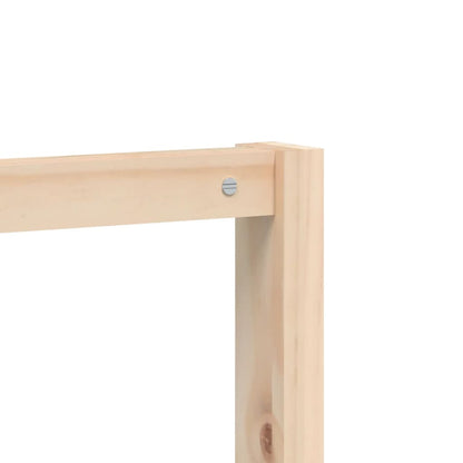 Clothes Rack Natural Pine Solid pine wood (untreated) Compact