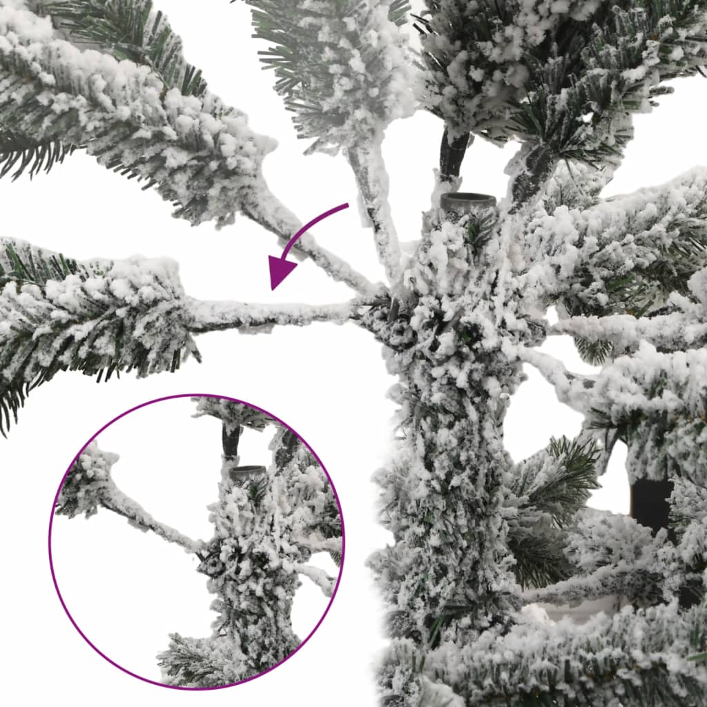 Artificial Christmas Tree with Flocked Snow 82.7