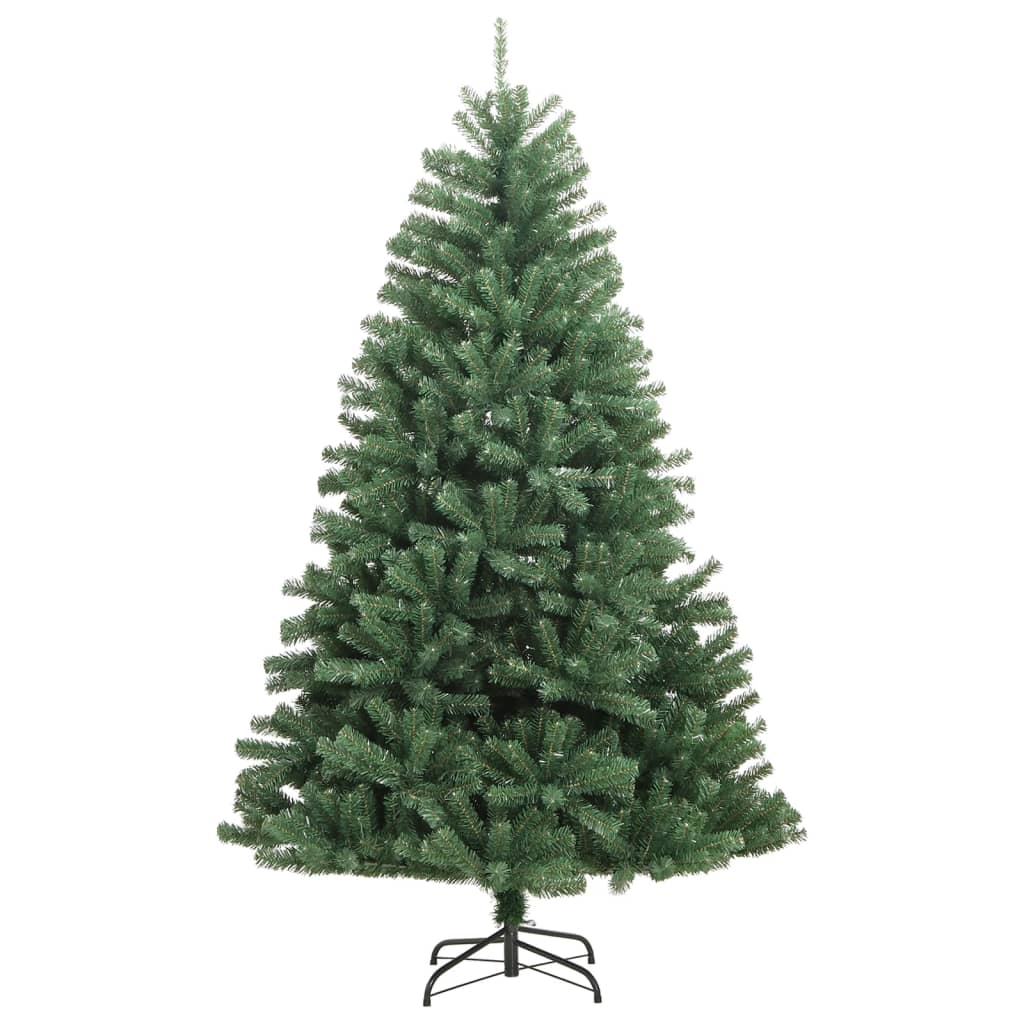 Artificial Hinged Christmas Tree with Stand Green 94.5"