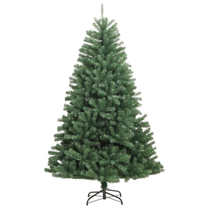 Artificial Hinged Christmas Tree with Stand Green 94.5"