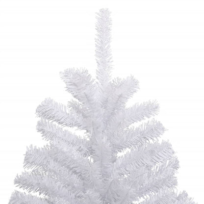 Artificial Hinged Christmas Tree with Flocked Snow 94.5"