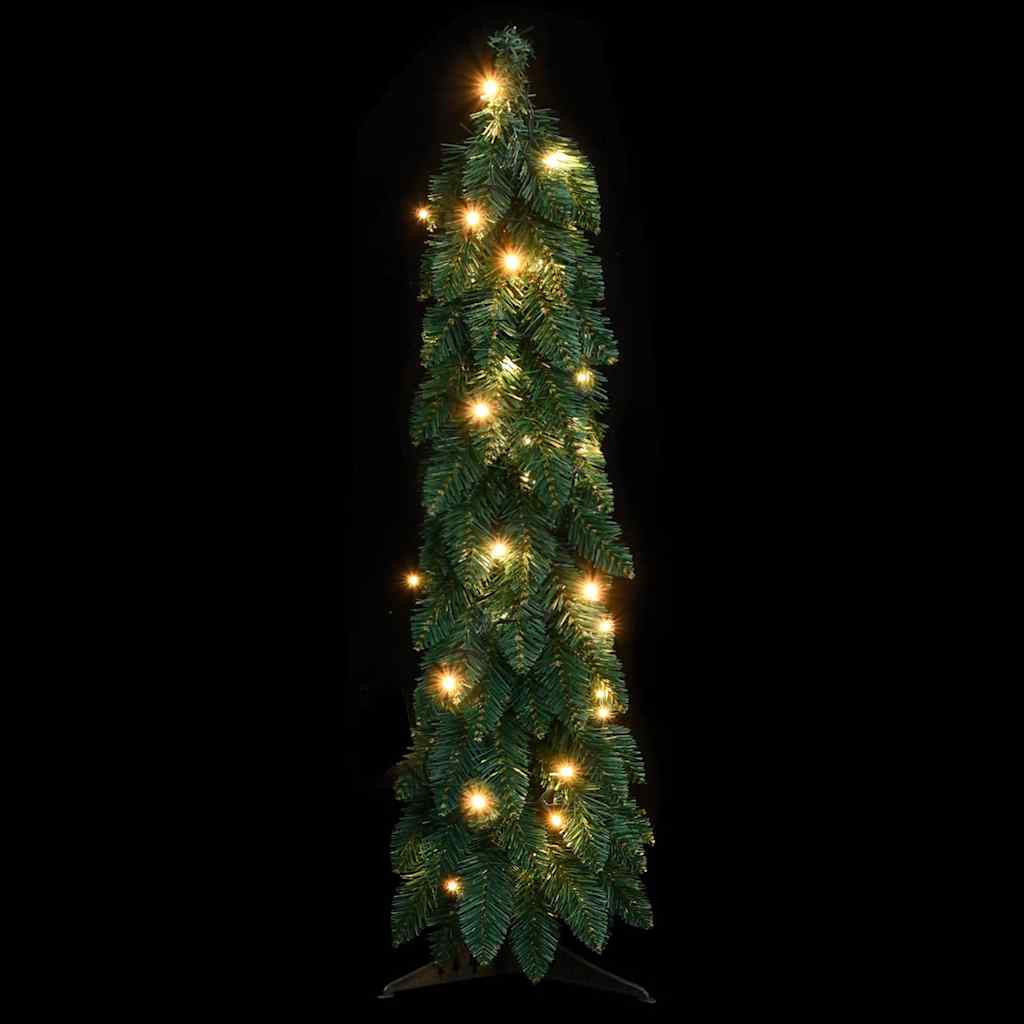 Artificial Christmas Tree Green with warm white LEDs PVC