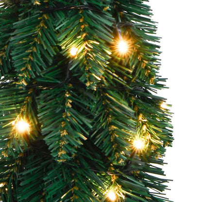 Artificial Christmas Tree Green with warm white LEDs PVC