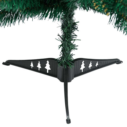 Artificial Christmas Tree Green with warm white LEDs PVC