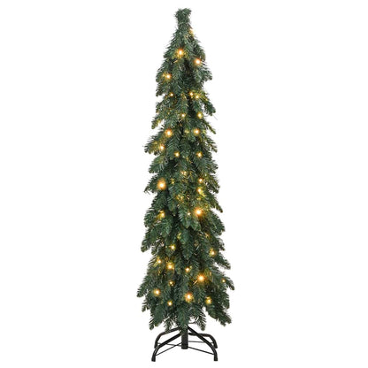 Artificial Christmas Tree Green PVC tips, Metal stand 4 ft tall