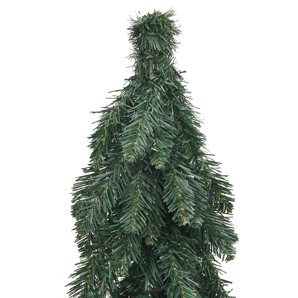 Artificial Christmas Tree Green PVC tips, Metal stand 4 ft tall