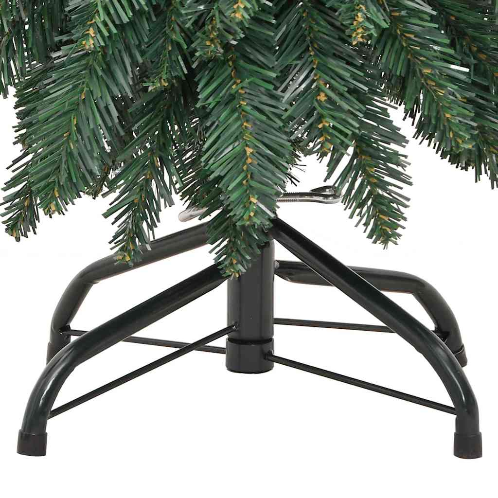 Artificial Christmas Tree Green PVC tips, Metal stand 4 ft tall