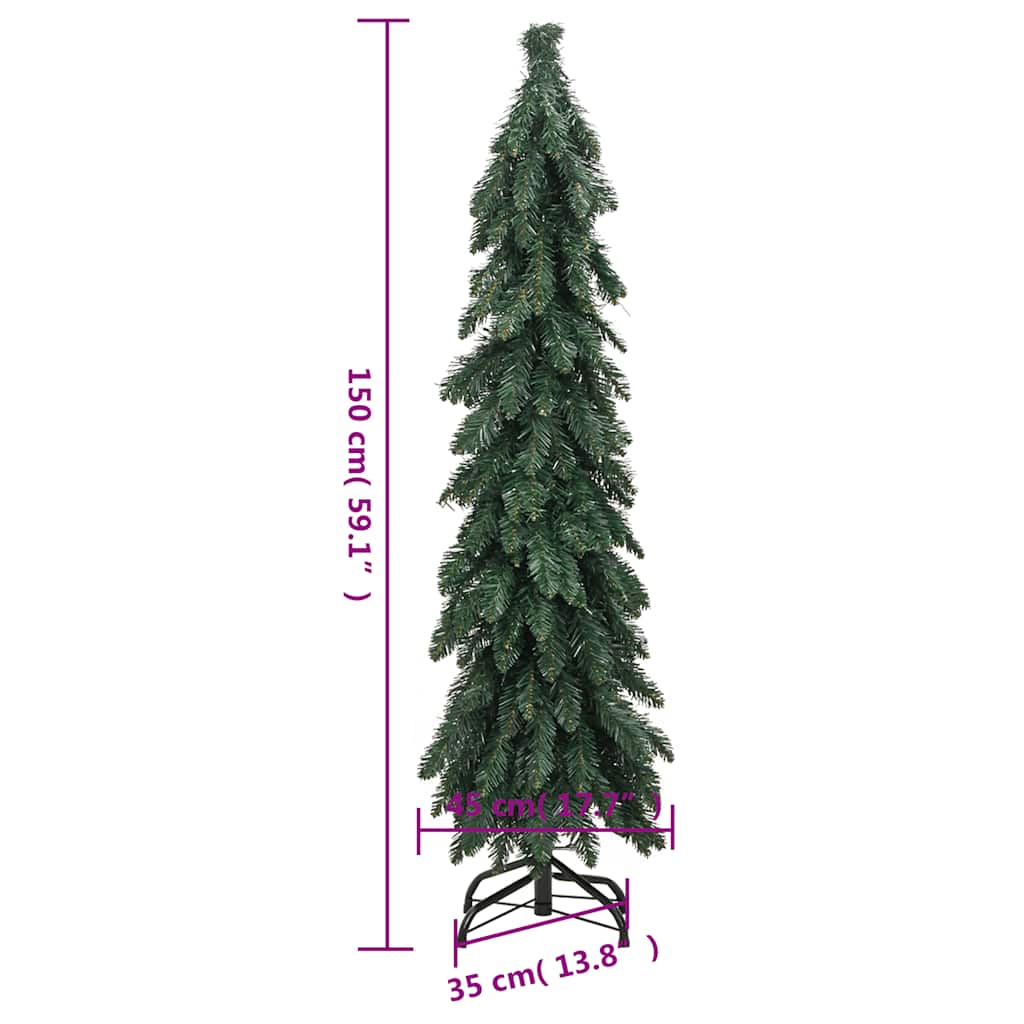 Fake Christmas Tree Green PVC Medium Decorative Features