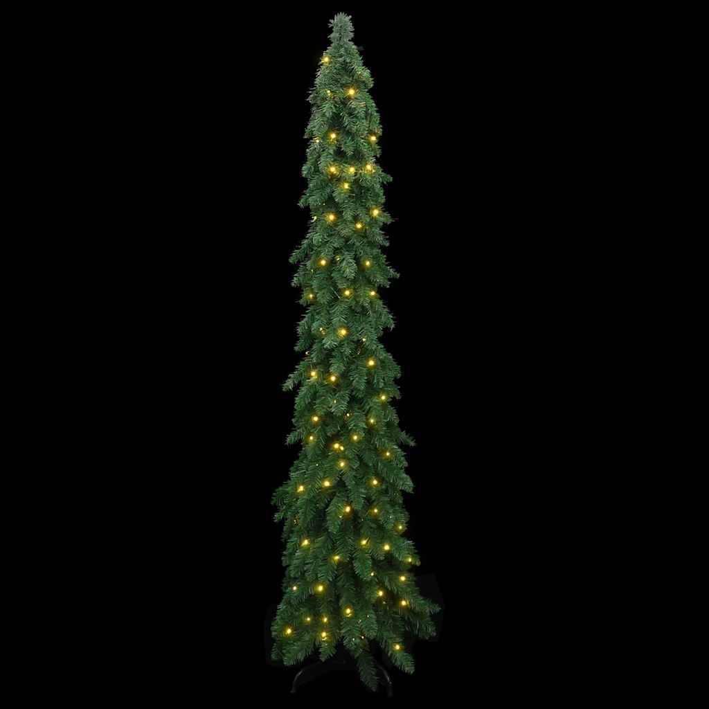 Artificial Christmas Tree Green PVC, Metal 70.9 in