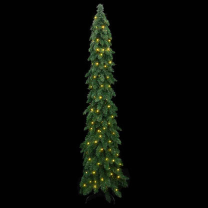 Artificial Christmas Tree Green PVC, Metal 70.9 in