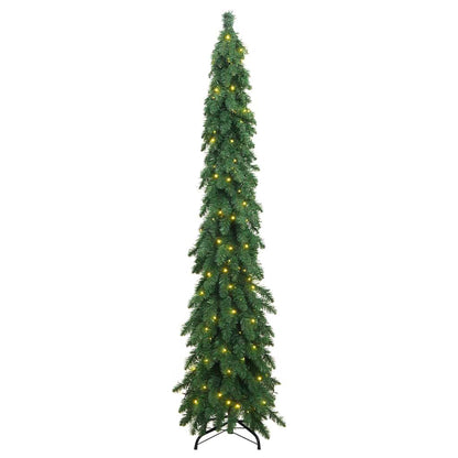 Artificial Christmas Tree Green PVC, Metal 70.9 in