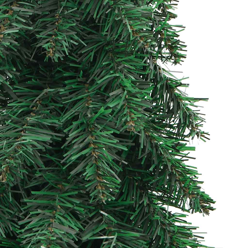 Artificial Christmas Tree Green PVC, Metal 70.9 in