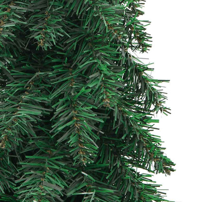 Artificial Christmas Tree Green PVC, Metal 70.9 in