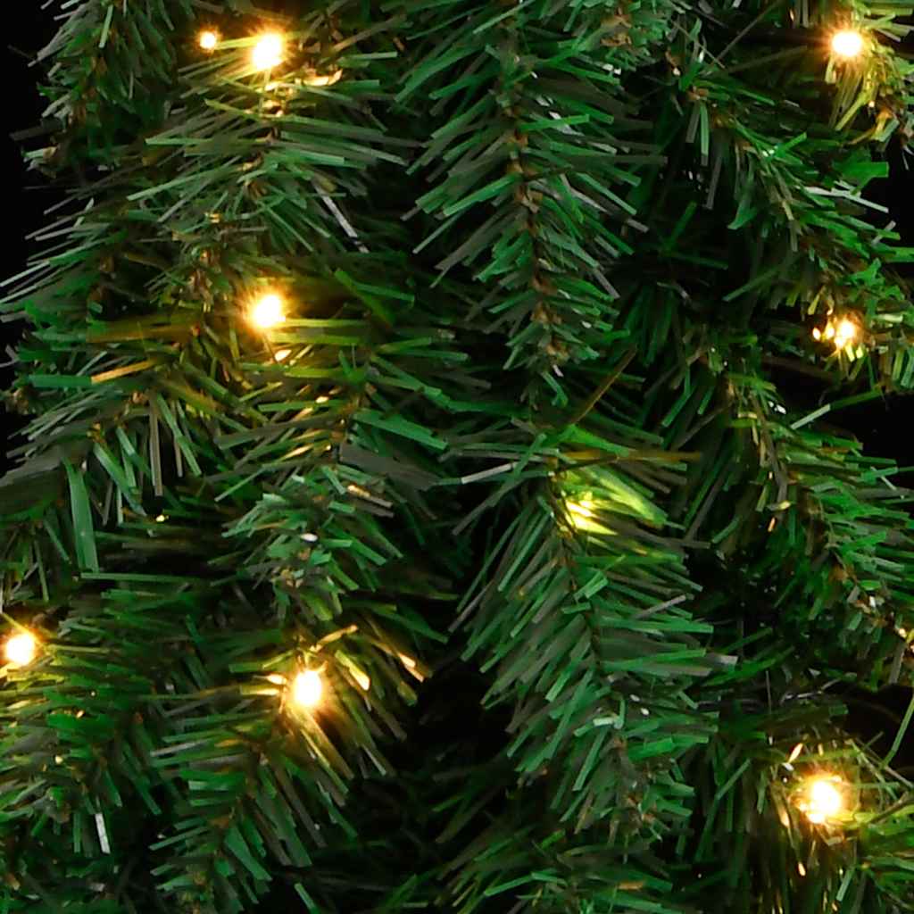 Artificial Christmas Tree Green PVC, Metal 70.9 in