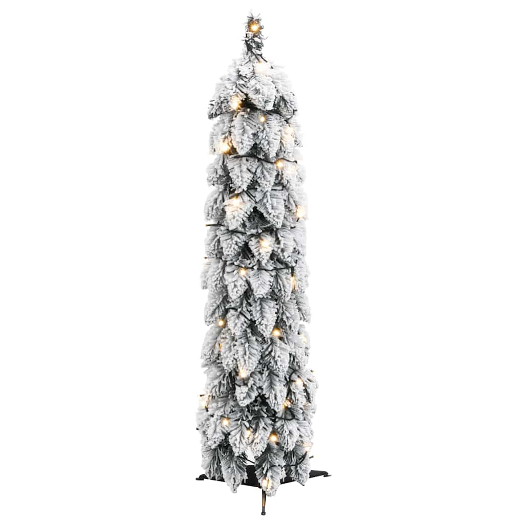 Artificial Christmas Tree Green and white PVC, plastic Small