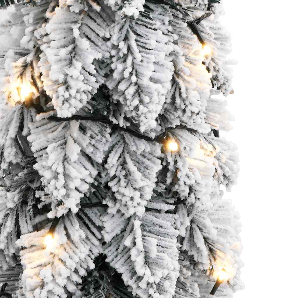 Artificial Christmas Tree Green and white PVC, plastic Small