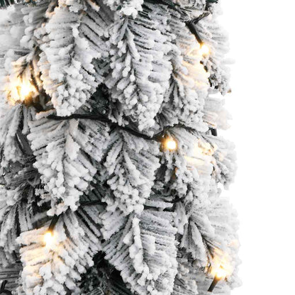 Artificial Christmas Tree Green and white PVC, plastic Small