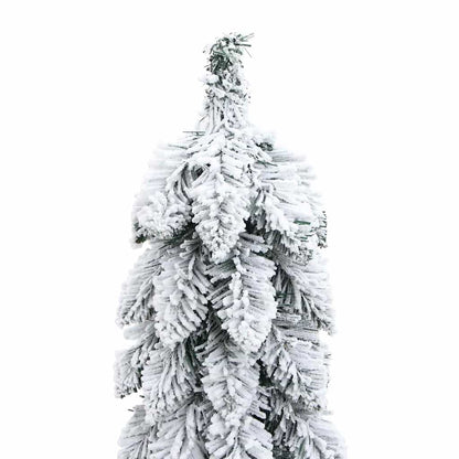 Artificial Christmas Tree Green and white PVC, plastic Small