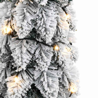 Artificial Christmas Tree Green and white PVC, plastic Small