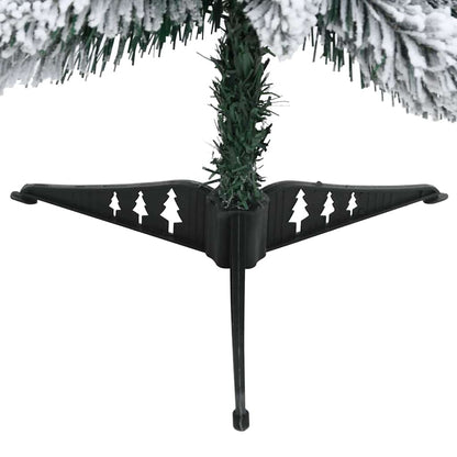 Artificial Christmas Tree Green and white PVC, plastic Small