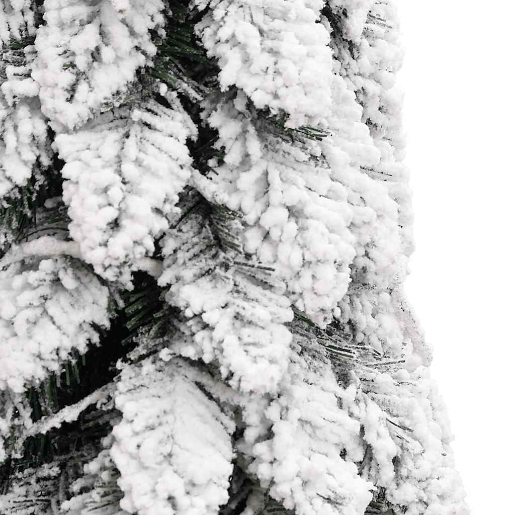 Artificial Christmas Tree Green and White PVC 47.2 in Faux Tree