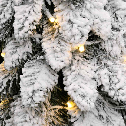 Artificial Christmas Tree Green and White PVC 47.2 in Faux Tree