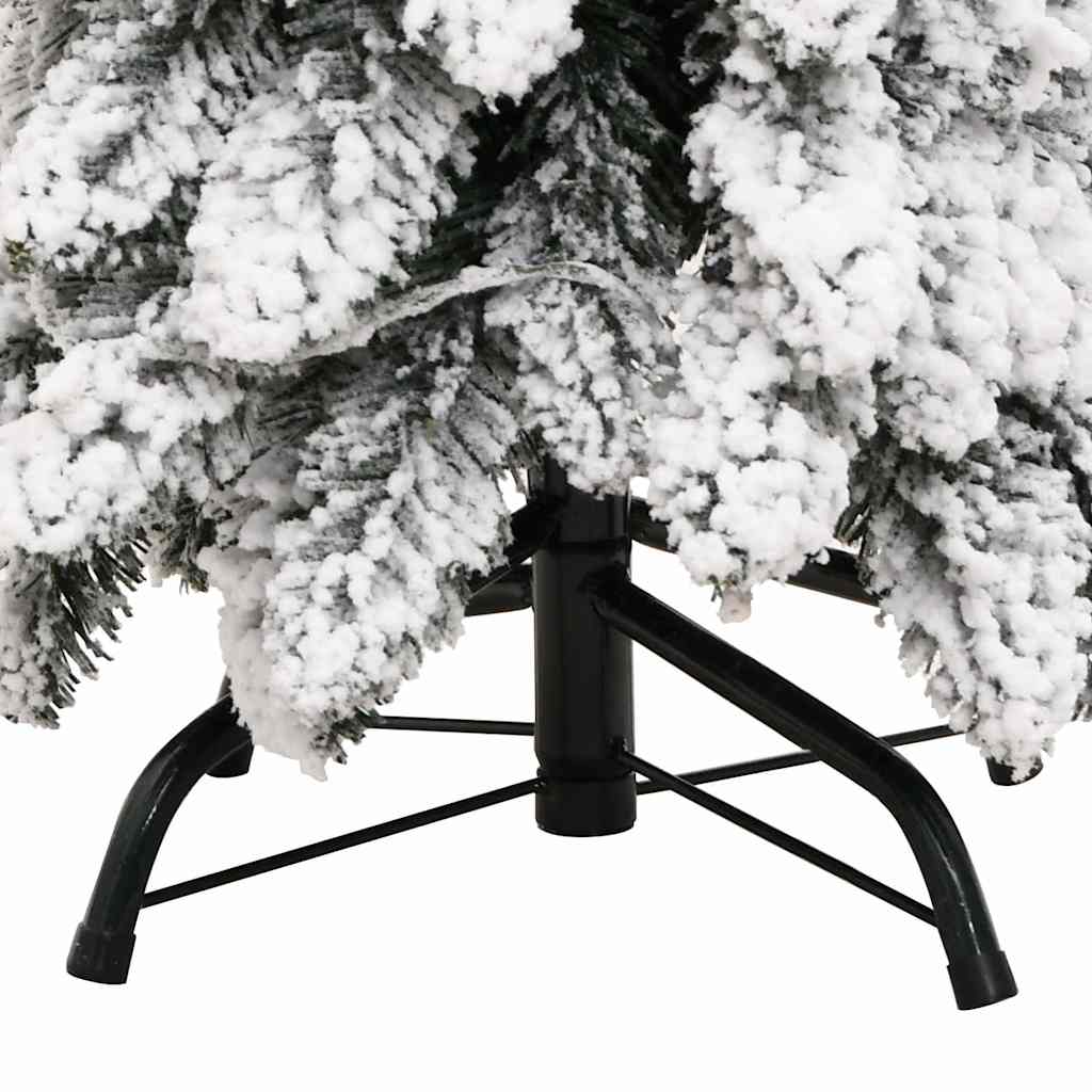 Artificial Christmas Tree Green and White PVC 47.2 in Faux Tree