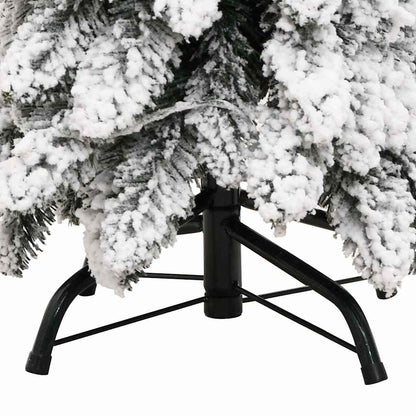 Artificial Christmas Tree Green and White PVC 47.2 in Faux Tree