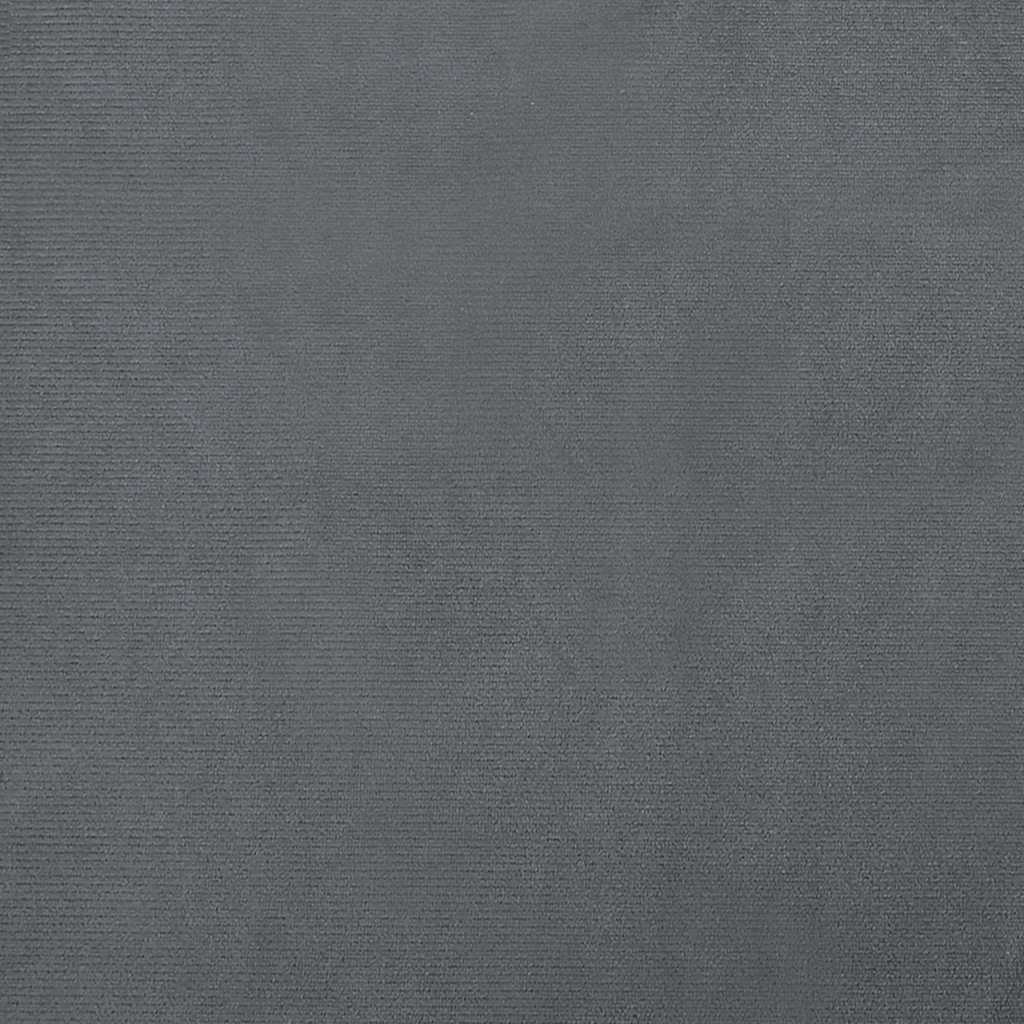 Kids Sofa Dark Grey Velvet, Pine wood, Foam Mini