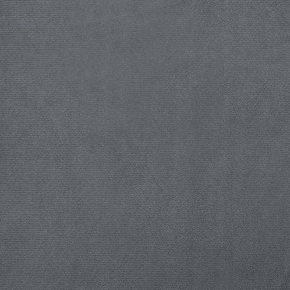 Kids Sofa Dark Grey Velvet, Pine wood, Foam Mini
