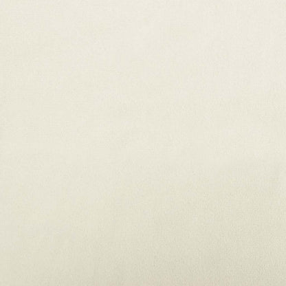 Kids Sofa Cream Velvet, Solid Pine Wood, Plastic Mini