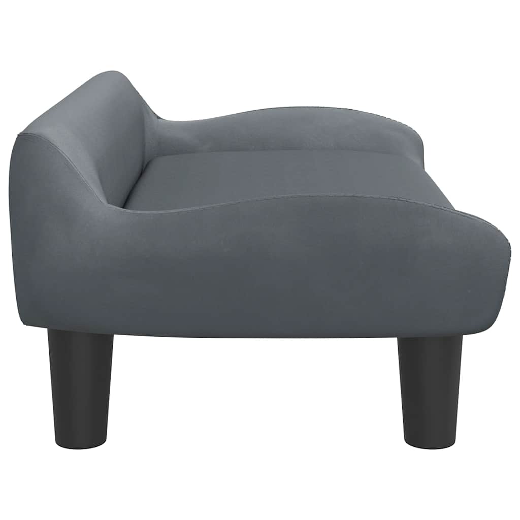 Kids Sofa Dark Grey