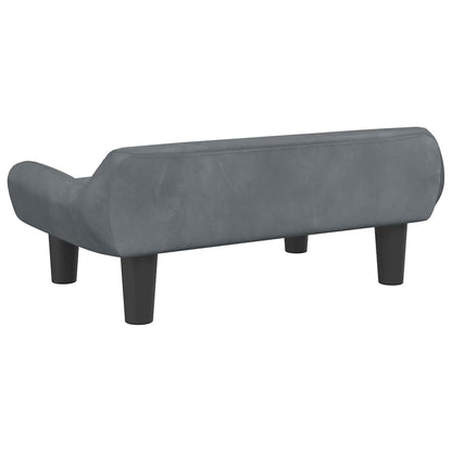 Kids Sofa Dark Grey