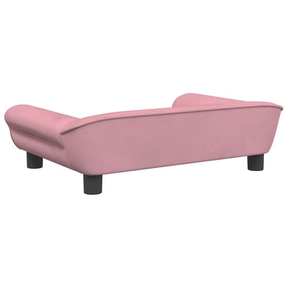 Kids Sofa Pink Velvet, solid pine wood, foam Mini