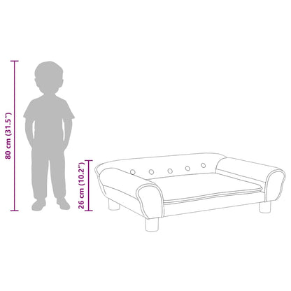 Kids Sofa Pink Velvet, solid pine wood, foam Mini